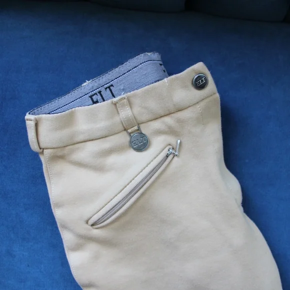 Equestrian Tan Riding Pant Elite Pant - Picture 4 of 10